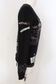 画像2: MAD / スカルクロスプリントカットソー M ブラック O-25-04-07-016-PU-TO-IG-OS (2)