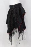 画像3: REACH / はしごリボンランダムスカート  ブラック×レッド O-25-04-07-018-PU-SK-IG-OS (3)