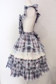 画像4: Angelic Pretty / Heart胸あて付スカート(タータン)  サックス O-25-04-08-031-AP-OP-IG-OS (4)