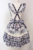 画像5: Angelic Pretty / Heart胸あて付スカート(タータン)  サックス O-25-04-08-031-AP-OP-IG-OS (5)
