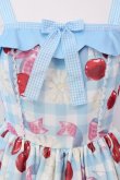 画像2: Angelic Pretty / Sweet Cherry MargaretジャンパースカートSet  サックス O-25-04-08-035-AP-OP-IG-OS (2)