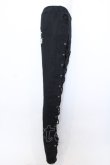 画像2: SEX POT ReVeNGe /ACK LACE UP STRETCH スキニーパンツ L ブラック O-25-04-08-052-SP-PA-IG-OS (2)