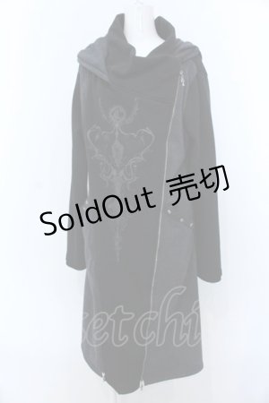 画像: Ozz Croce / 裏起毛ハイネックワンピース  ブラック O-25-04-08-055-OO-OP-IG-OS