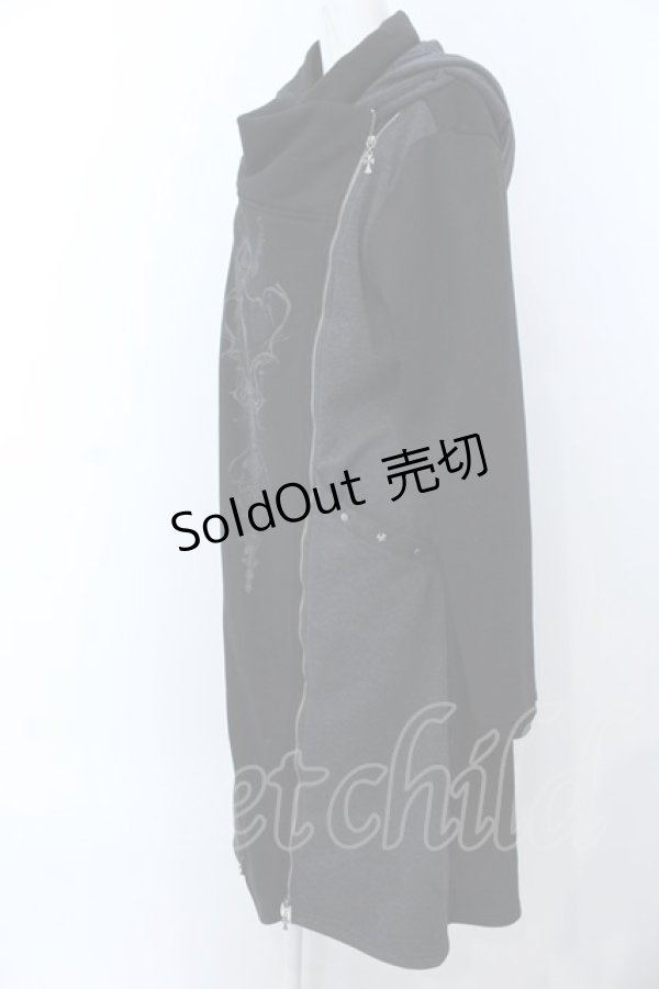 画像2: Ozz Croce / 裏起毛ハイネックワンピース  ブラック O-25-04-08-055-OO-OP-IG-OS (2)