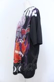 画像2: KRY CLOTHING / 「ALLERGY」 miruki × KRY ルーズシルエットフルグラフィックBIGT  ブラック O-25-04-08-058-EL-TO-IG-OS (2)