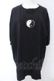 画像1: KRY CLOTHING / 「YINANDYANG」BIGTシャツ  ブラック O-25-04-08-059-EL-TO-IG-OS (1)