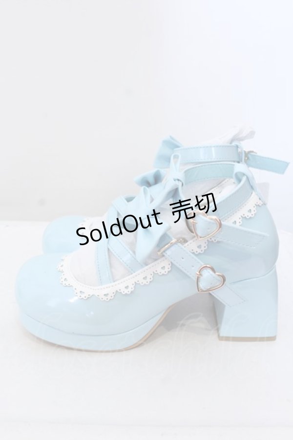 画像2: axes femme kawaii / //ダブルリボンスカラップパンプス M 公式色展開ミント O-25-04-08-081-AX-SH-IG-OS (2)