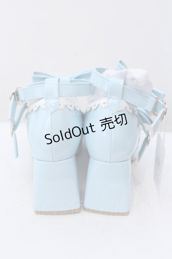 画像3: axes femme kawaii / //ダブルリボンスカラップパンプス M 公式色展開ミント O-25-04-08-081-AX-SH-IG-OS (3)