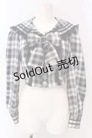 画像: Jamieエーエヌケー / JM刺しゅうセーラー M クロ O-25-04-08-022-CA-TO-OW-OS