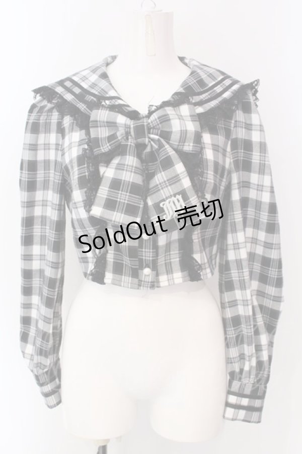 画像1: Jamieエーエヌケー / JM刺しゅうセーラー M クロ O-25-04-08-022-CA-TO-OW-OS (1)