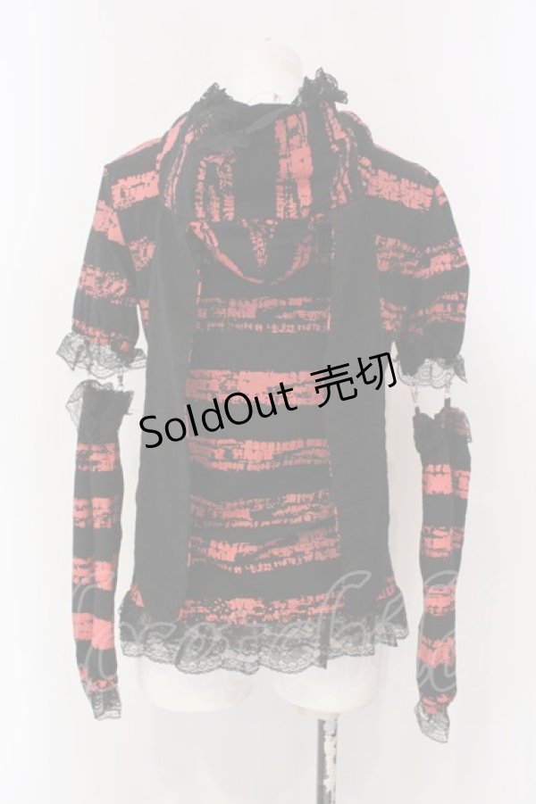 画像3: ACDC RAG / ハラジュクパーカー  レッド×ブラック O-25-04-08-028-PU-TS-OW-OS (3)