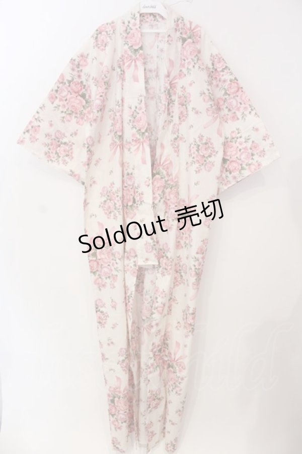 画像1: Maison de FLEUR / FLEURリボン浴衣   O-25-04-08-029-LO-OP-OW-OS (1)