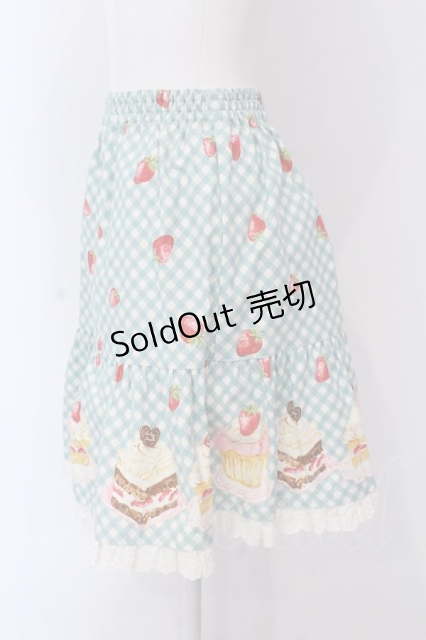 画像3: Shirley Temple / カップケーキ柄スカート 150cm ミント O-25-04-10-026-ET-SK-IG-OS (3)