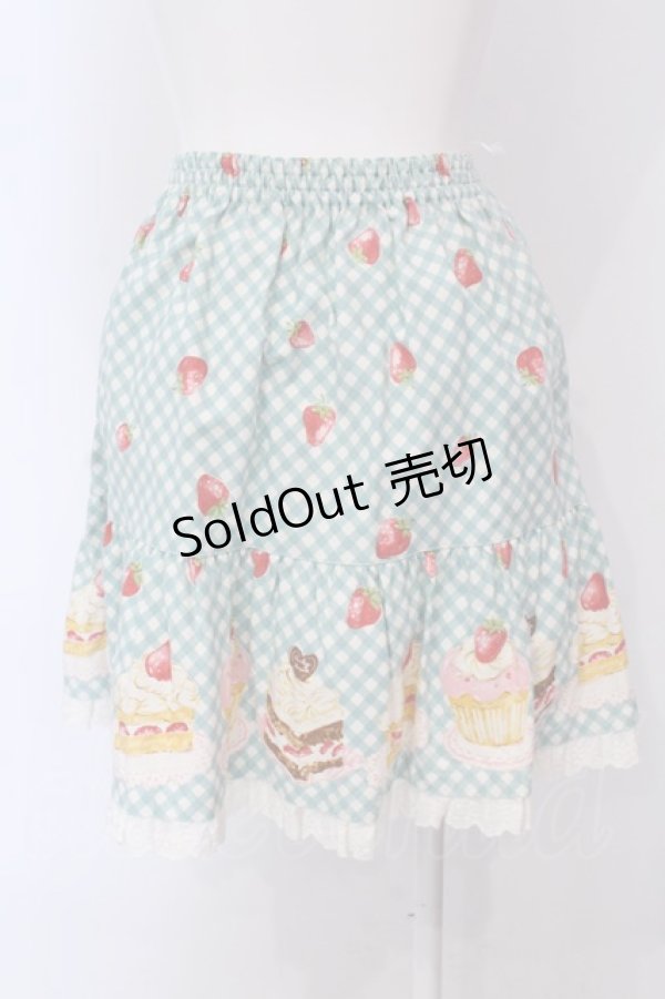 画像4: Shirley Temple / カップケーキ柄スカート 150cm ミント O-25-04-10-026-ET-SK-IG-OS (4)