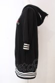 画像3: HELL CAT PUNKS / ねこみみハートワッペンパーカー  ブラック O-25-04-10-039-PU-TO-IG-ZI (3)