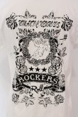 画像4: ROMANTIC NEUROSIS / ボーンネックレスpt Tシャツ  ホワイト O-25-04-10-040-PU-TS-IG-ZI (4)