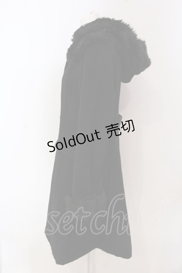 画像2: metamorphose / くまみみコート  クロ O-25-04-10-052-ME-CO-IG-OS (2)