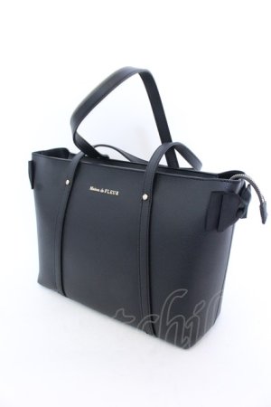 画像: Maison de FLEUR / Copainサイドリボンバッグ  クロ O-25-04-10-1001-LO-BG-OW-ZT308