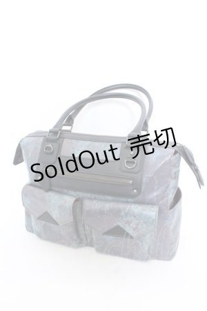 画像: artherapie / ATサイバー ダブルポケットボストンバッグ  グリーン O-25-04-10-1003-GO-BG-OW-ZT-K019