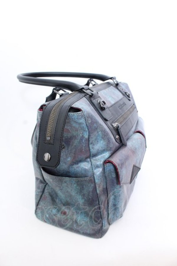 画像3: artherapie / ATサイバー ダブルポケットボストンバッグ  グリーン O-25-04-10-1003-GO-BG-OW-ZT-K019 (3)