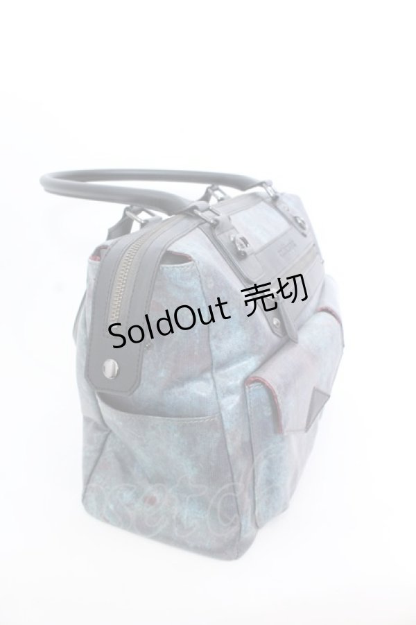 画像3: artherapie / ATサイバー ダブルポケットボストンバッグ  グリーン O-25-04-10-1003-GO-BG-OW-ZT-K019 (3)