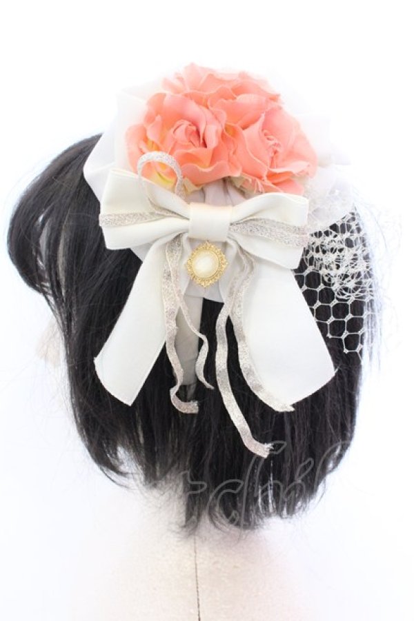 画像1: metamorphose / 円形チュールフリル付カチューシャ  キナリ O-25-04-10-1006-ME-AC-OW-ZT-K019 (1)