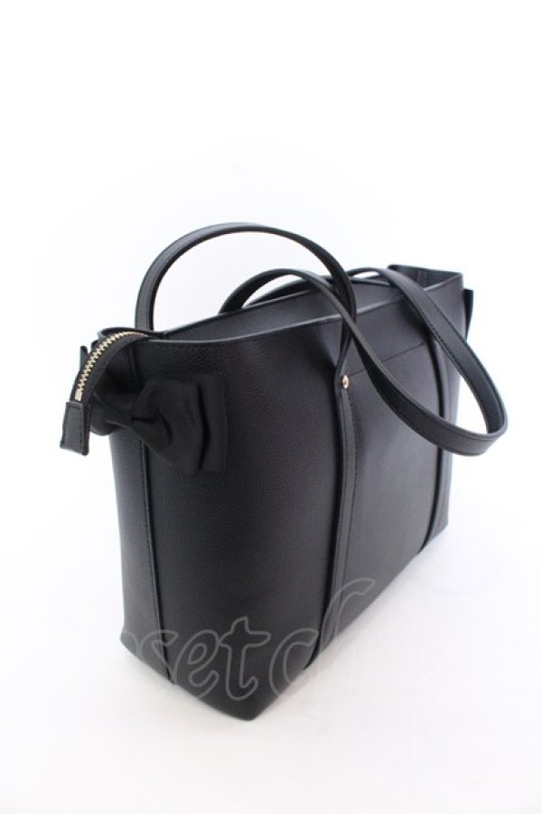 画像3: Maison de FLEUR / Copainサイドリボンバッグ  クロ O-25-04-10-1001-LO-BG-OW-ZT308 (3)