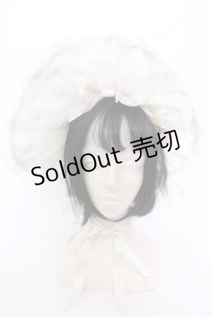 画像: BABY,THE STARS SHINE BRIGHT / はるちゃんのFee des fleursボンネット  生成り O-25-04-10-1007-BA-AC-IG-ZT-K019