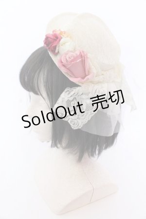 画像: axes femme / ローズストローミニハット  キナリ O-25-04-10-1008-AX-AC-OW-ZT-K019
