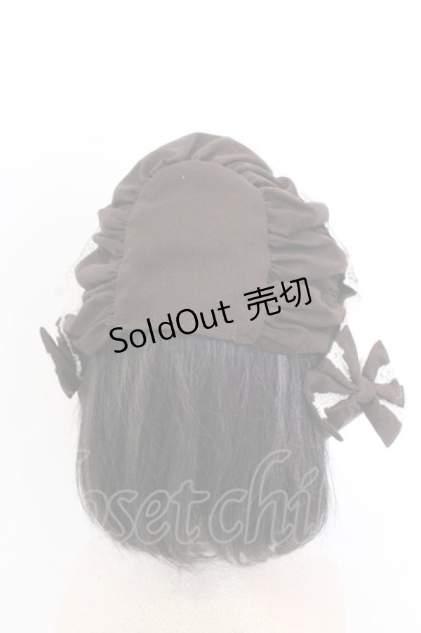 画像4: Innocent World / チュールレース2WAYボンネット  ブラウン O-25-04-10-1013-IW-AC-IG-ZT-K019 (4)