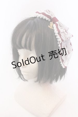 画像: ALICE and the PIRATES / Annabelleリボンカチューシャ  えんじ O-25-04-10-1016-PA-AC-IG-ZT-K019