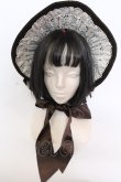 画像2: Innocent World / クラシカルリボンボンネット  ブラウン O-25-04-10-1017-IW-AC-IG-ZT-K019 (2)