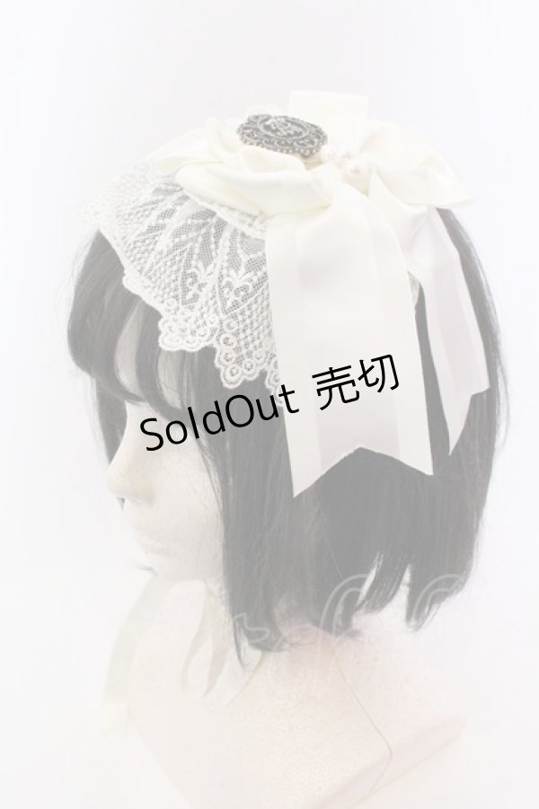 画像1: 【SALE】ALICE and the PIRATES / ローレンリボンヘッドドレス  アイボリー O-25-04-10-1020-PA-AC-IG-ZT-K019 (1)