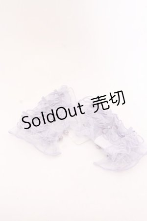 画像: axes femme kawaii / プチリボンチュールカフス  ラベンダー O-25-04-10-1022-AX-ZA-OW-ZT-K019