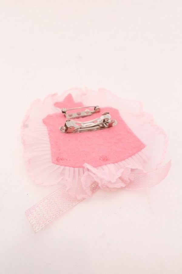 画像2: Nile Perch / ワッペン バレッタ&ブローチ<ドリーミー>  ピンク O-25-04-10-1031-LO-AC-IG-ZT-K019 (2)