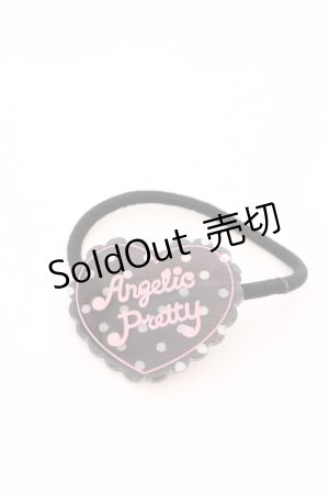 画像: Angelic Pretty / ドットラブハートヘアポニー  クロ O-25-04-10-1036-AP-AC-IG-ZT-K019
