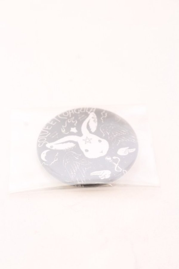 画像1: GOTHその他 / 缶バッジ  ブラック O-25-04-10-1037-EL-ZA-OW-ZT-K019 (1)