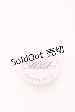画像: MILK / 缶バッジ  ピンク O-25-04-10-1038-ML-AC-IG-ZT-K019