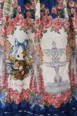 画像3: BAROQUE / ×SAKIZOコラボ Secret gardenフリルジャンパースカート  ブルー O-25-04-10-007-EL-OP-IG-OS (3)
