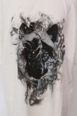 画像2: CuLLt / SMOKING WOLF T-SHIRT 　Tシャツ  ホワイト O-25-04-10-061-PU-TO-OW-OS (2)