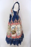 画像4: BAROQUE / ×SAKIZOコラボ Secret gardenフリルジャンパースカート  ブルー O-25-04-10-007-EL-OP-IG-OS (4)