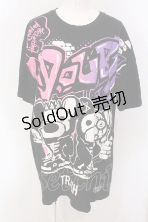 画像: 【SALE】HYPER CORE / SICK BEARTシャツ  ブラック O-25-04-10-063-PU-TO-OW-ZT353