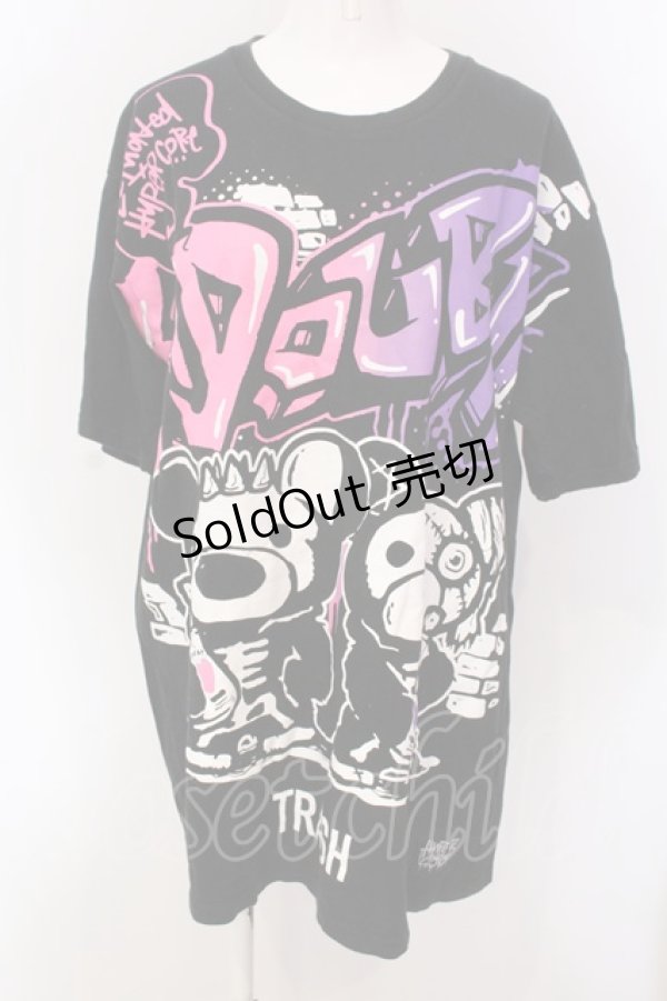 画像1: 【SALE】HYPER CORE / SICK BEARTシャツ  ブラック O-25-04-10-063-PU-TO-OW-ZT353 (1)