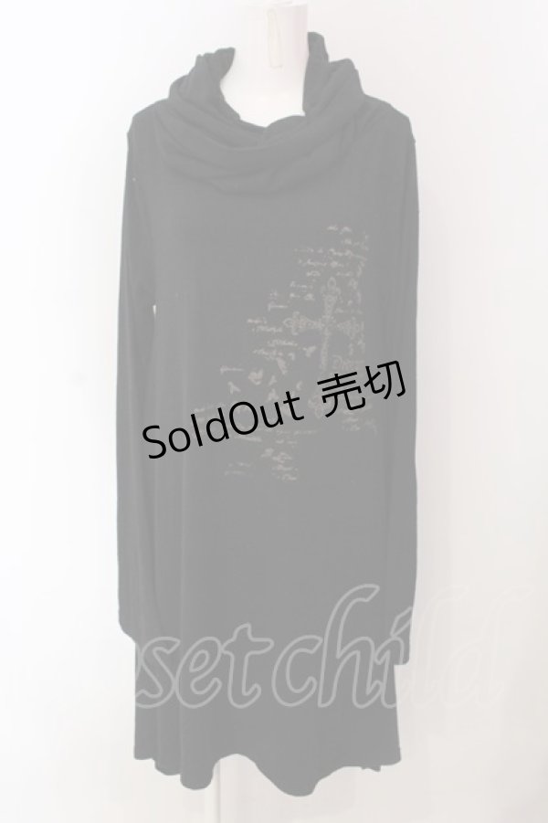 画像1: Deorart / クラウンウイングptルーズネックカットソー L ブラック O-25-04-10-065-PU-TO-OW-OS (1)
