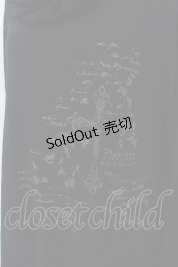 画像2: Deorart / クラウンウイングptルーズネックカットソー L ブラック O-25-04-10-065-PU-TO-OW-OS (2)