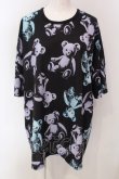 画像1: Drug Honey / スケルトンテディ半袖カットソー  ブラック O-25-04-10-066-PU-TS-OW-OS (1)