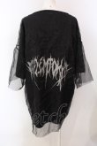 画像3: REFLEM / シースルーレイヤードTシャツ F ブラック O-25-04-10-067-PU-TS-OW-OS (3)