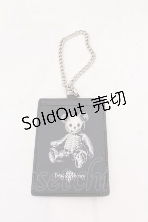画像: Drug Honey / カードケース  ブラック O-25-04-10-073-PU-ZA-OW-OS