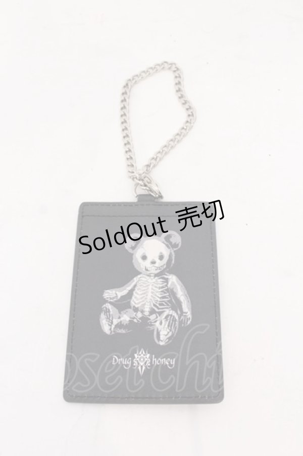 画像1: Drug Honey / カードケース  ブラック O-25-04-10-073-PU-ZA-OW-OS (1)