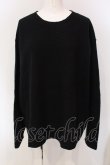 画像1: RNA / 縮絨ルーズプルオーバー M ブラック O-25-04-10-083-PU-SK-YM-ZT61 (1)